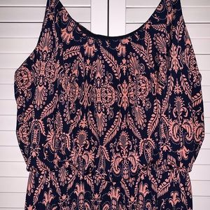 Blue and pink Love Ryan maxi dress